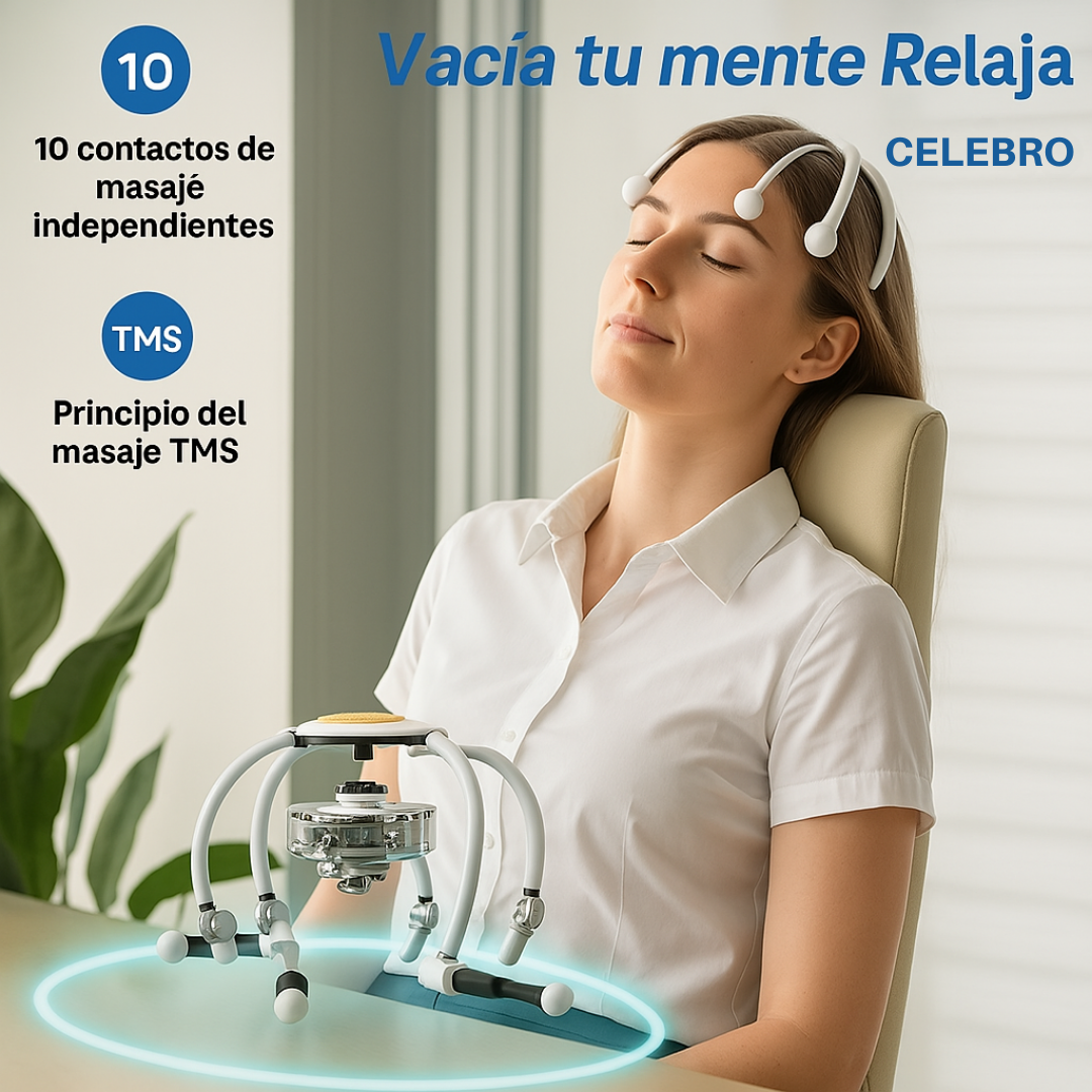 Masajeador Inalámbrico Inteligente Para La Cabeza