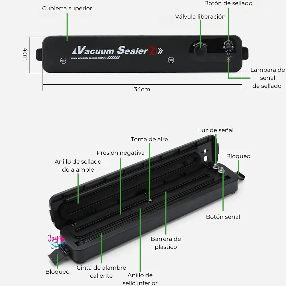 Maquina selladora al vacio