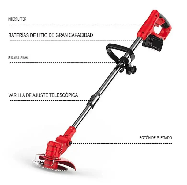 Cortacésped Eléctrico Plegable 48V