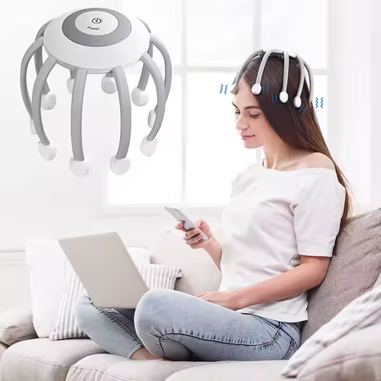 Masajeador Inalámbrico Inteligente Para La Cabeza