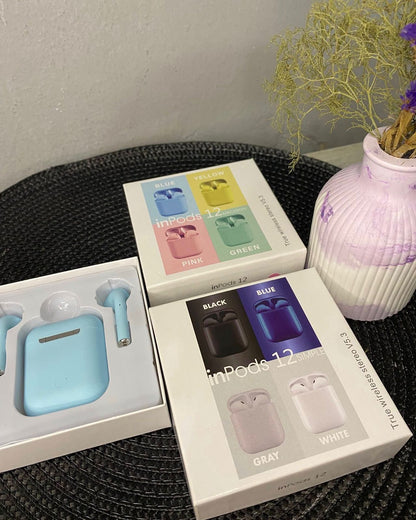 Audífonos AirPods i12 Inalámbricos