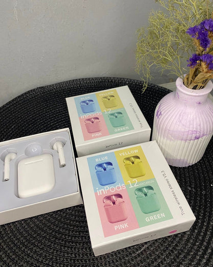 Audífonos AirPods i12 Inalámbricos