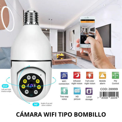 Cámara Bombillo Inteligente